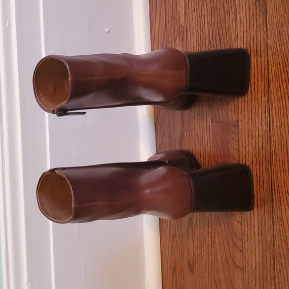 Brown Heeled Boots - Bobbies - Picture 3 of 4